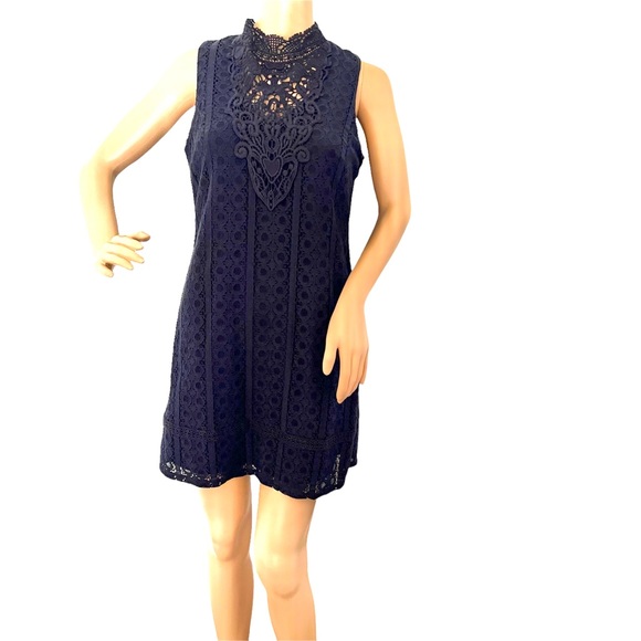 Jodi kristopher Mini Lace Dress Size 1 - Picture 1 of 7
